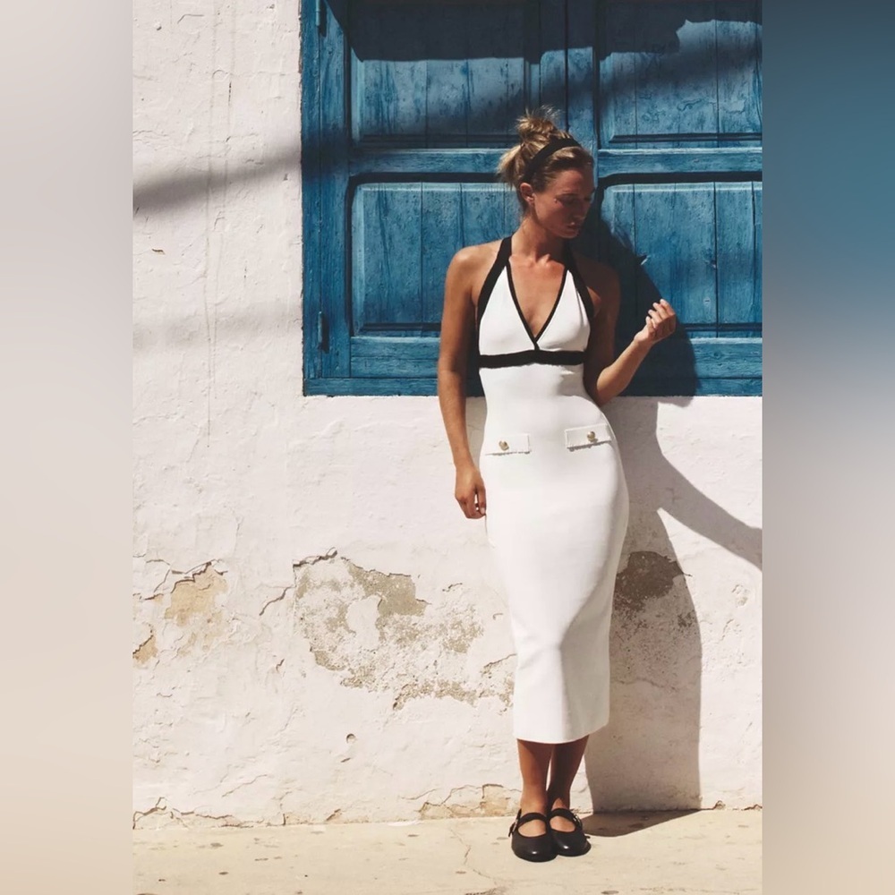 🔥🔥Zara Halter Midi dress